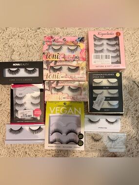 IONI & Vegan False Eyelash Set - Black